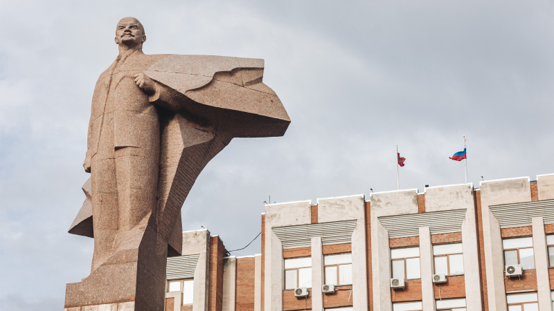 Estatua de Lenin en Moldavia