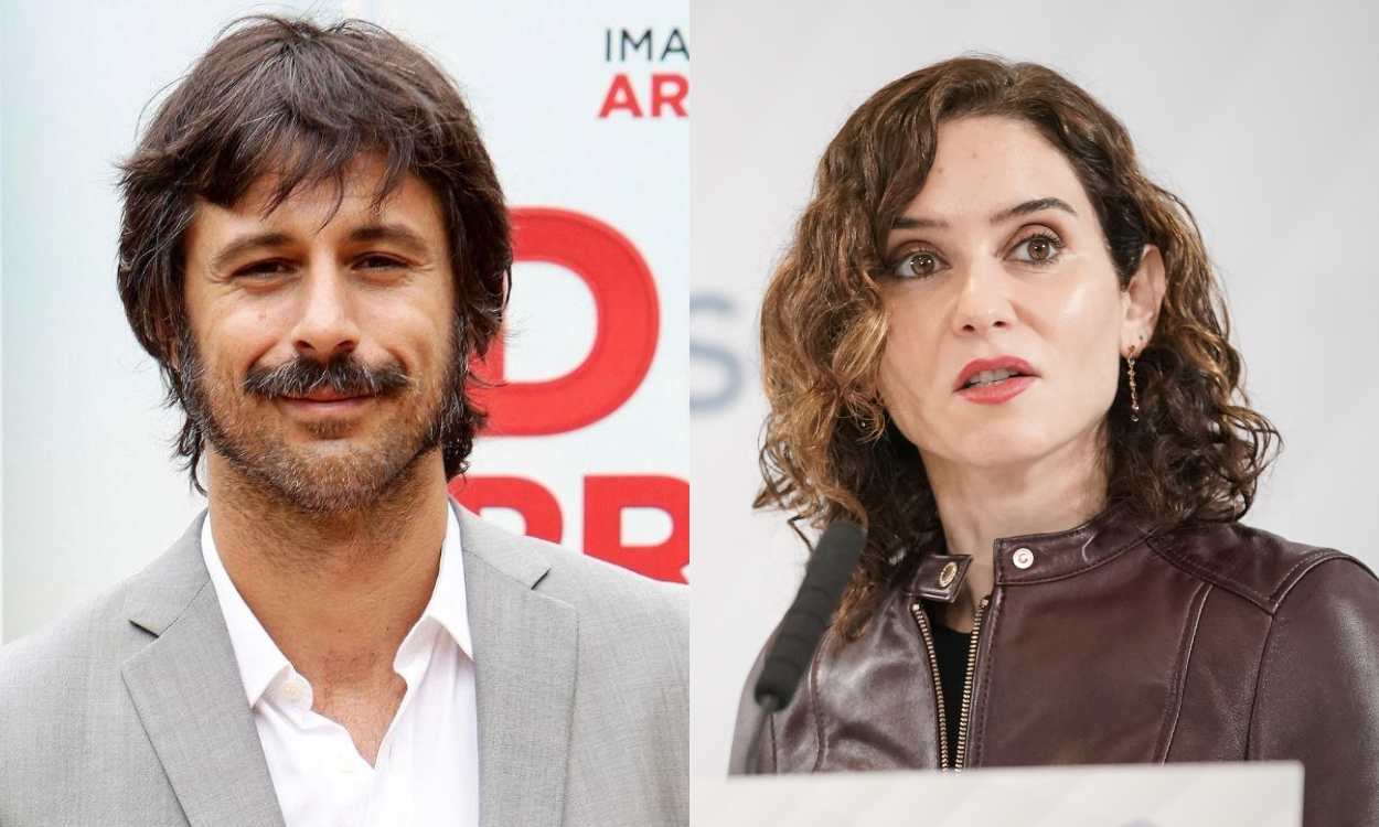 El actor Hugo Silva responde a Isabel Díaz Ayuso, presidenta de la Comunidad de Madrid