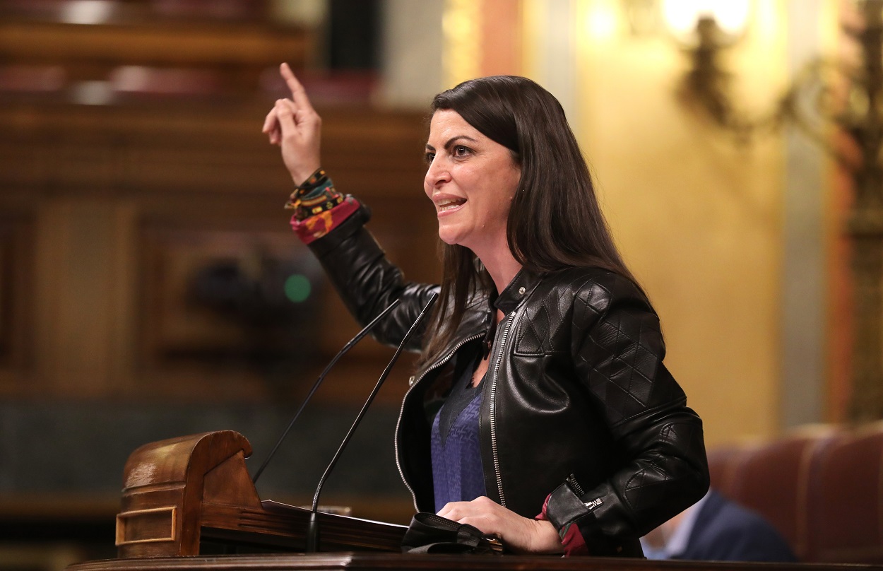 Macarena Olona, candidata de Vox a la presidencia de la Junta de Andalucía. Fuente: Europa Press.