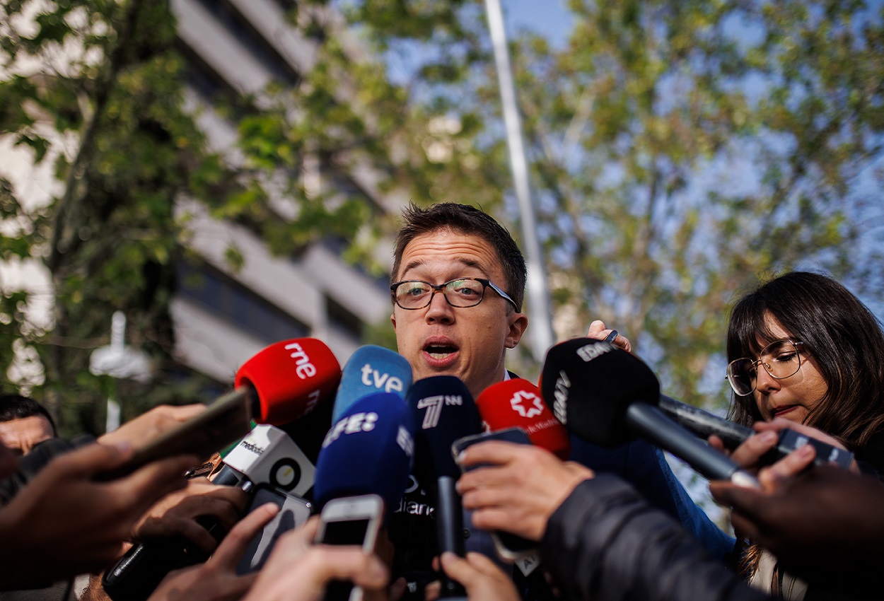 El portavoz de Más País, Íñigo Errejón.