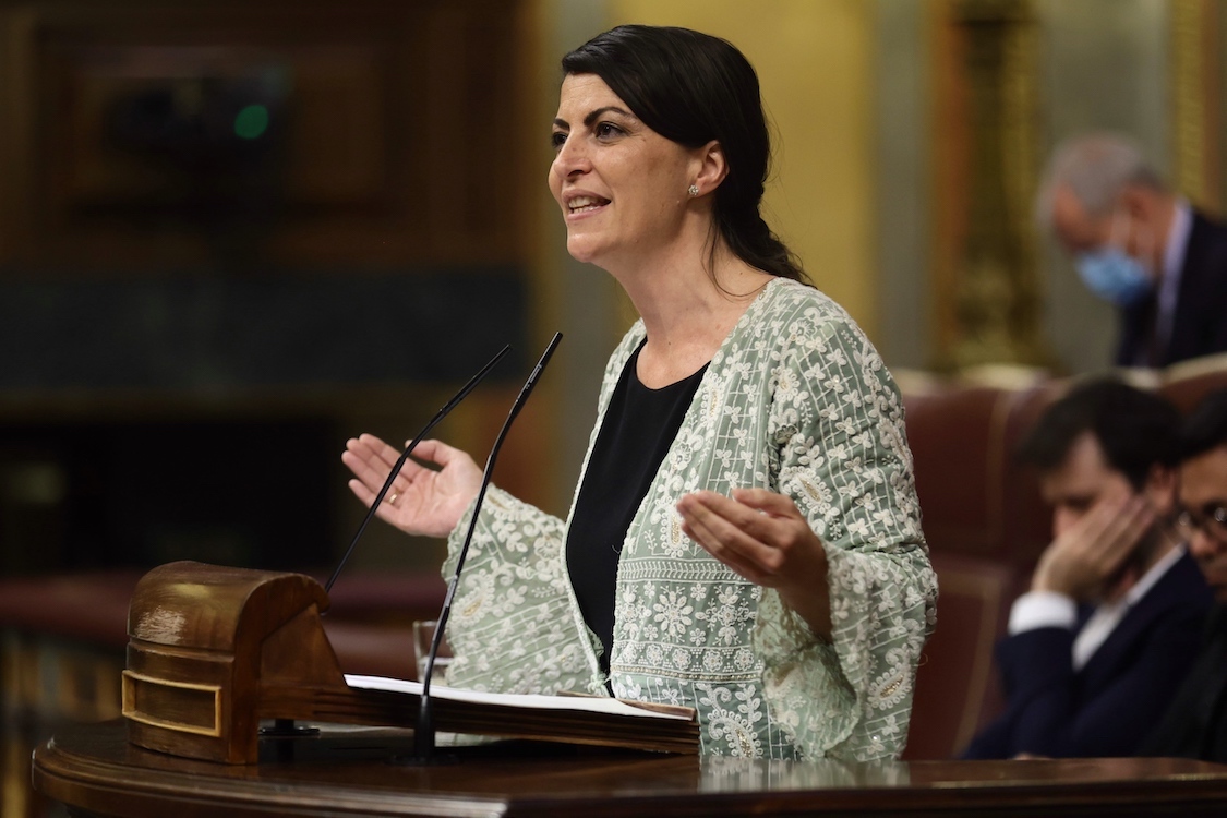 Macarena Olona, portavoz de Vox en el Congreso. Europa Press