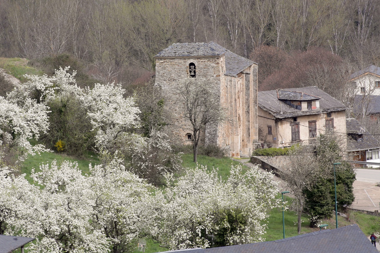 Imagen del pueblo de Corullón, en la comarca de El Bierzo (León).