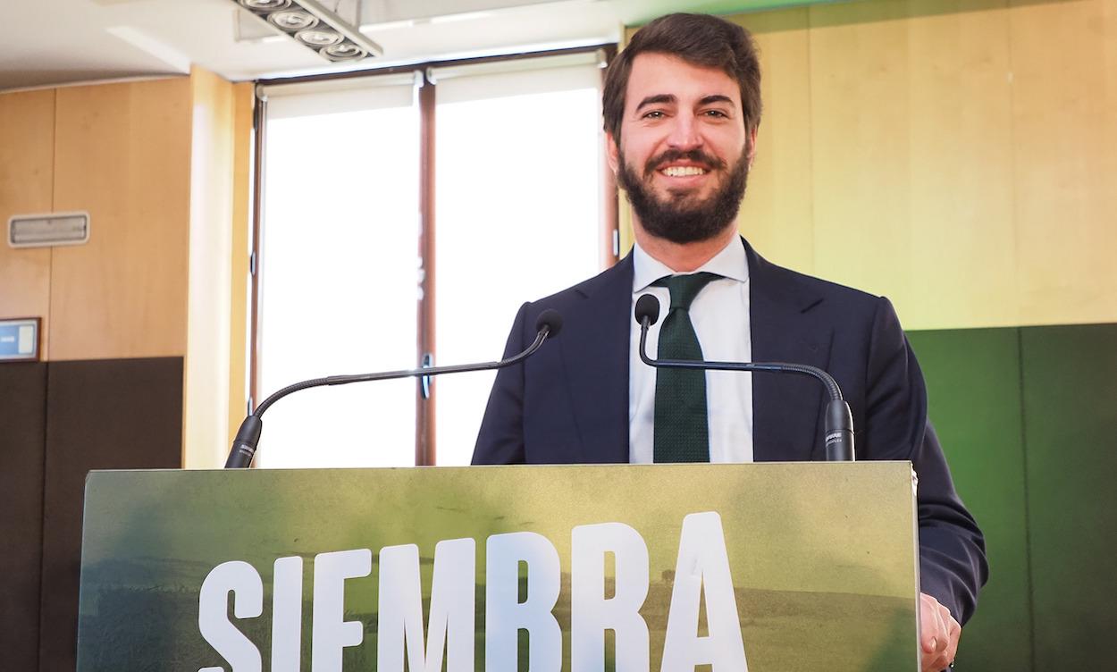 El vicepresidente de Vox en Castilla y León, Juan García-Gallardo.