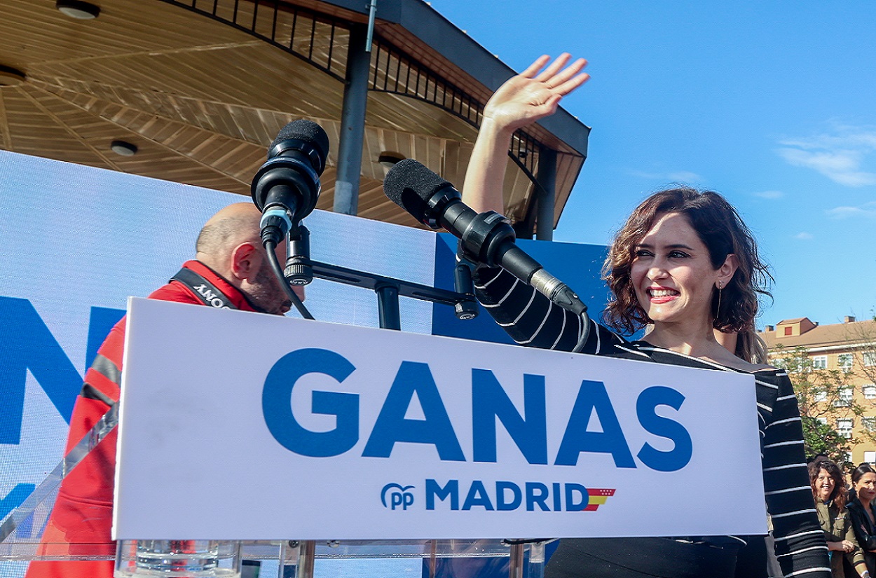 La presidenta de la Comunidad de Madrid, Isabel Díaz Ayuso.