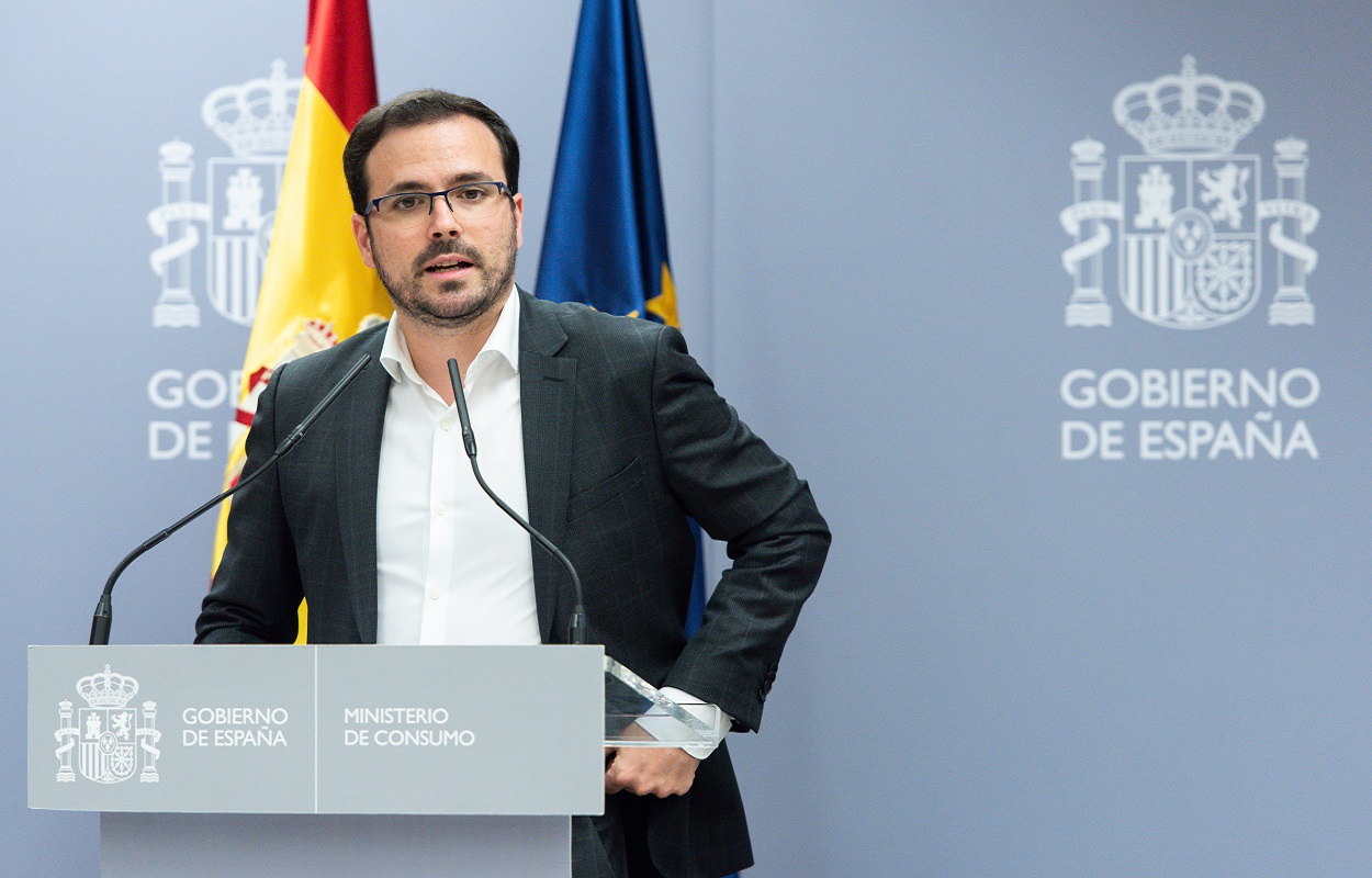 El ministro de Consumo Alberto Garzón. EP