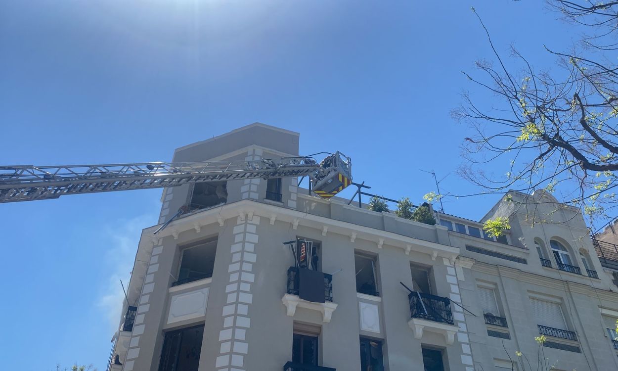 Explosión en un edificio del barrio de Salamanca de Madrid. Emergencias Madrid. 