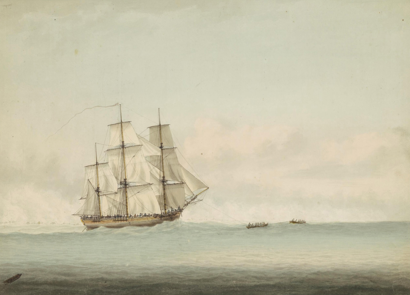 El HMS Endeavour, el barco del Capitán Cook con el que llegó a Australia.