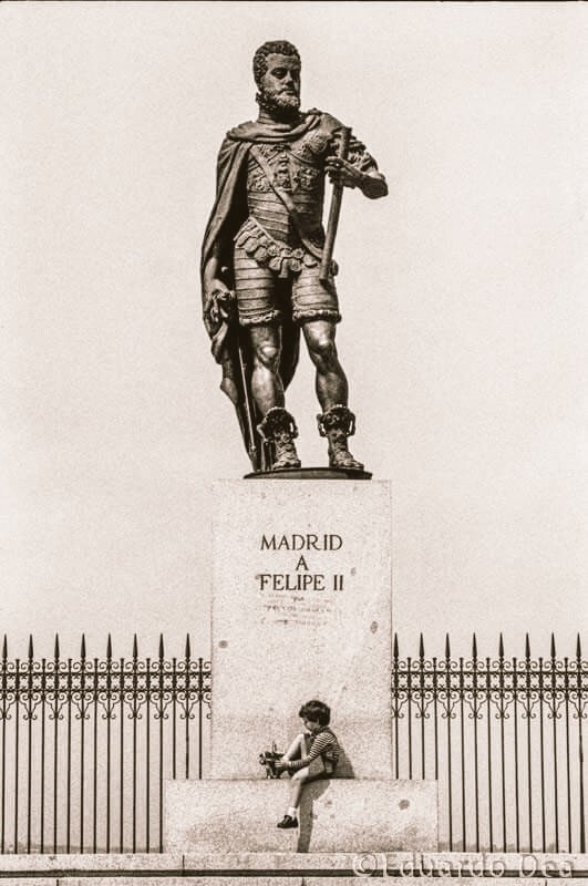 Madrid le dedicó una estatua a Felipe II