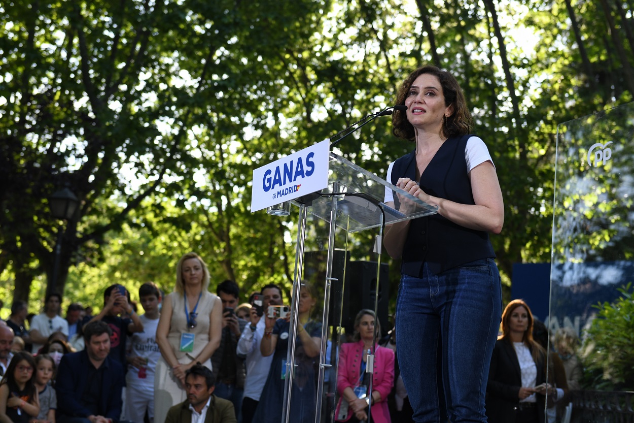 Isabel Díaz Ayuso, en un acto de partido. Europa Press