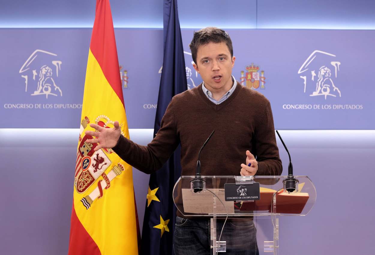 El portavoz de Más País en el Congreso, Íñigo Errejón