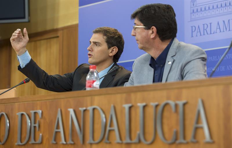 Albert Rivera dice "no, no y no" a que Ciudadanos entre en el Gobierno andaluz