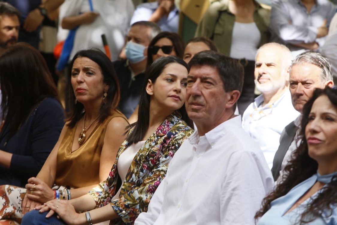 Inés Arrimadas y Juan Marín. Europa Press