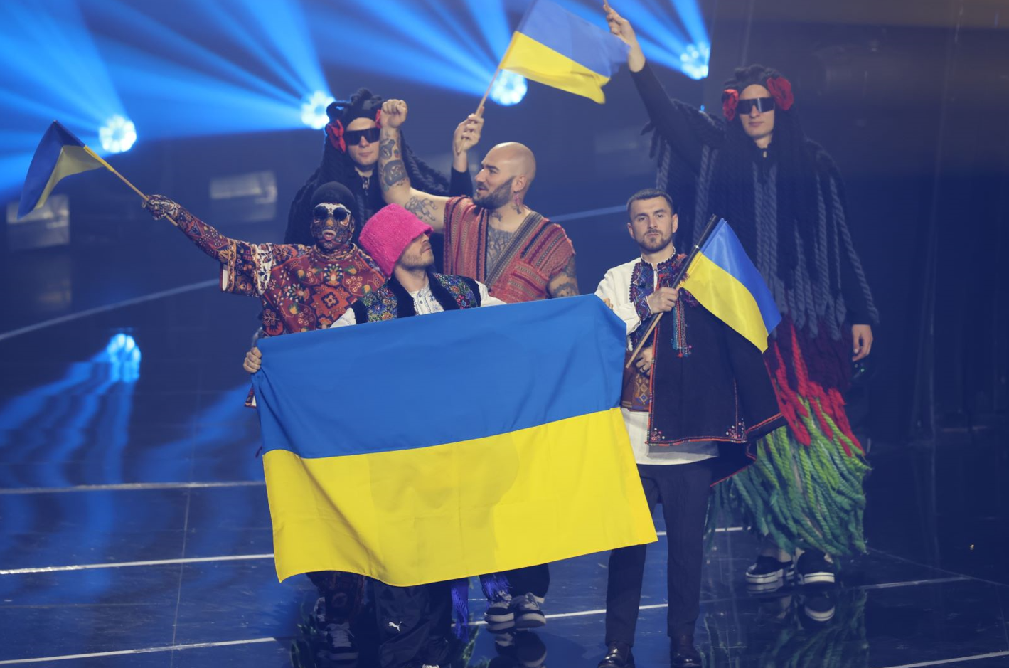 Los representantes de Ucrania y ganadores de Eurovisión. EP.