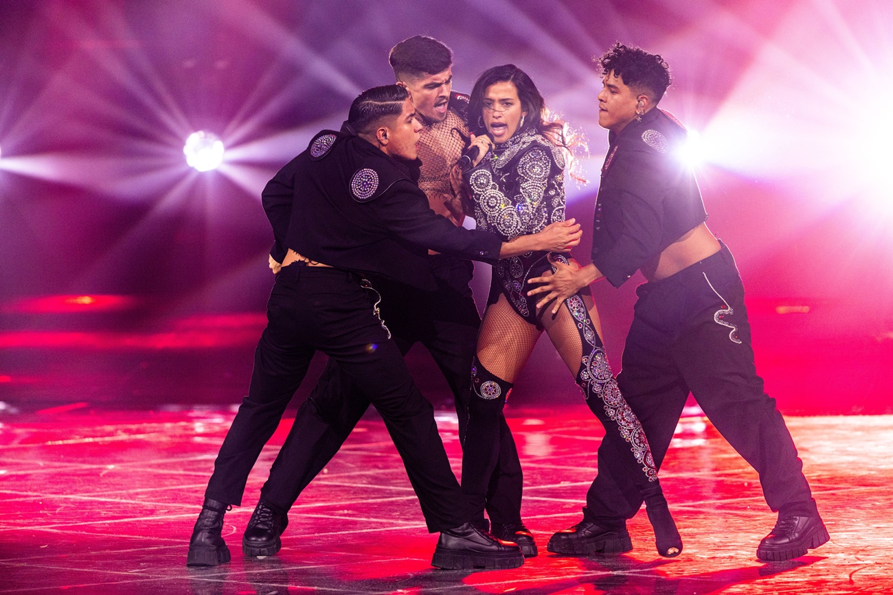Actuación de Chanel en Eurovisión