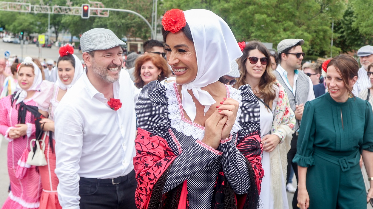 Begoña Villacís, en las fiestas de San Isidro. Europa Press