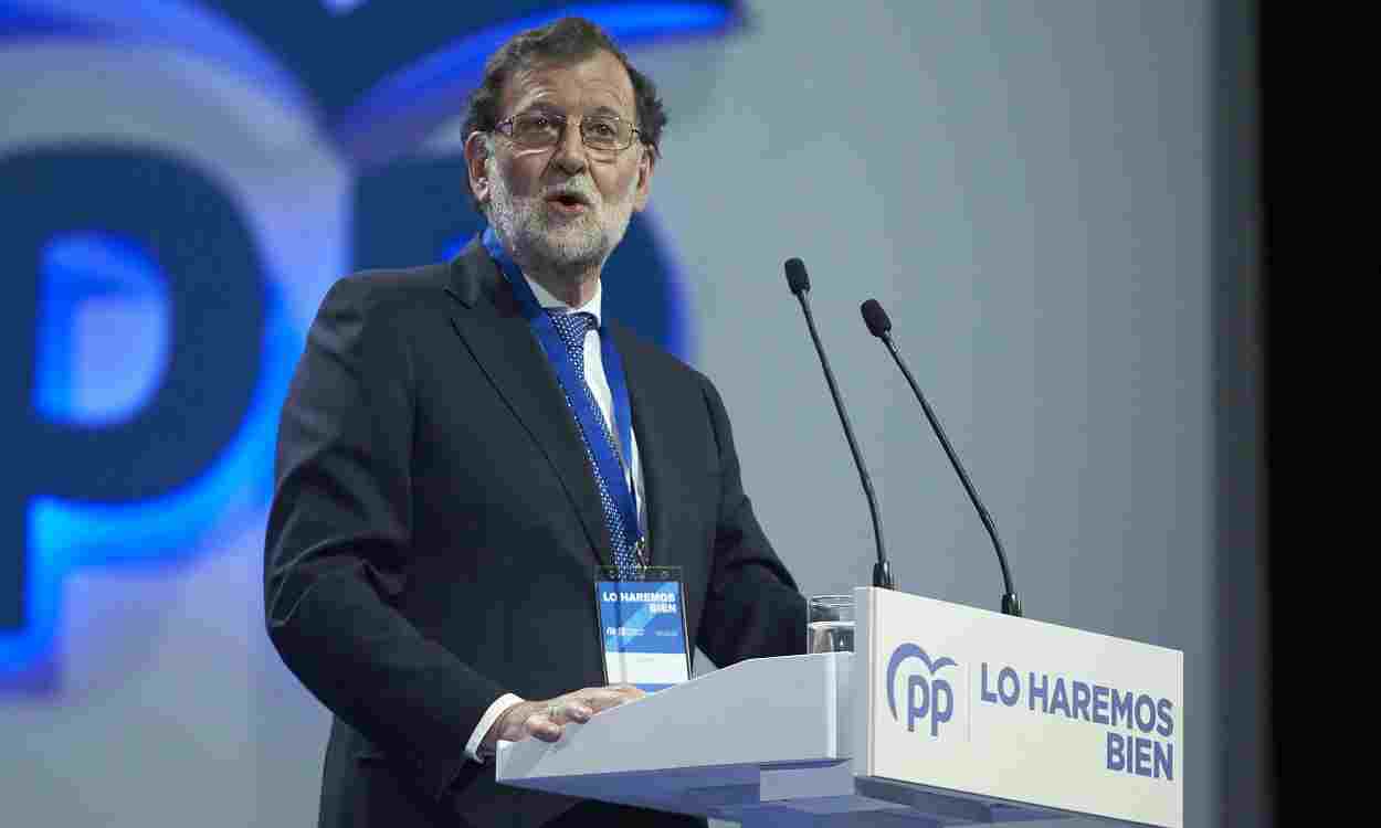 Mariano Rajoy, expresidente del Gobierno, en el XX Congreso del PP. EP