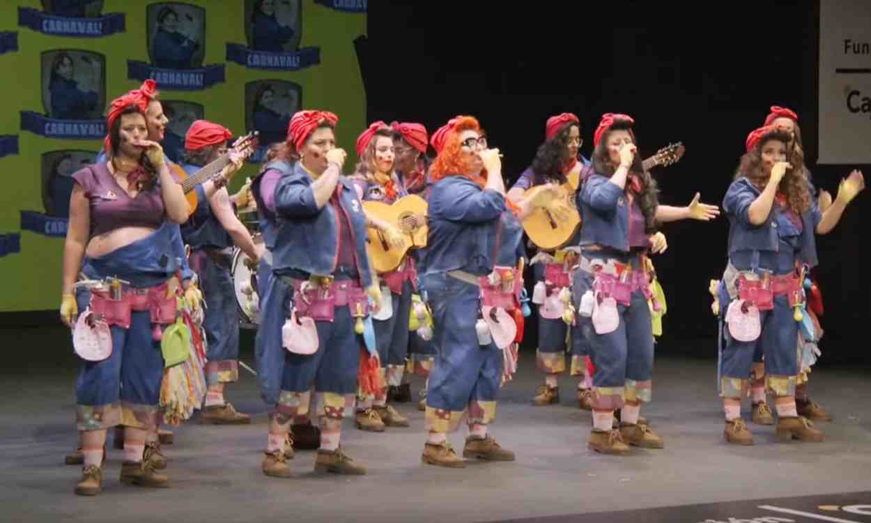 La actuación feminista que triunfa en el Carnaval de Cádiz