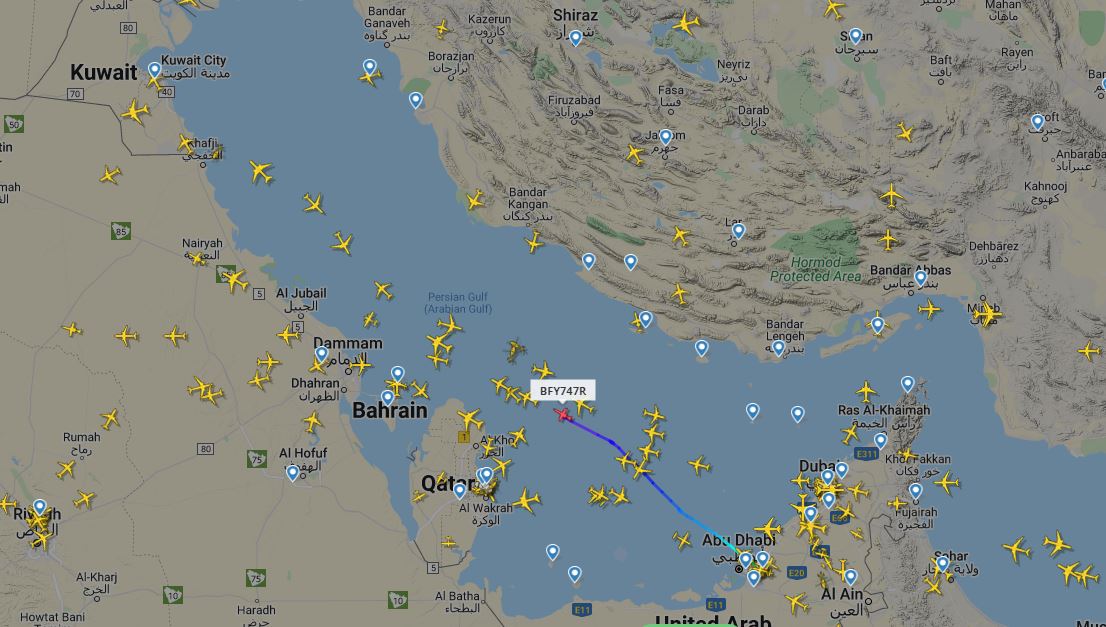 El vuelo de Juan Carlos I, en directo