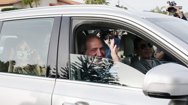 Juan Carlos I llega a España. EP.