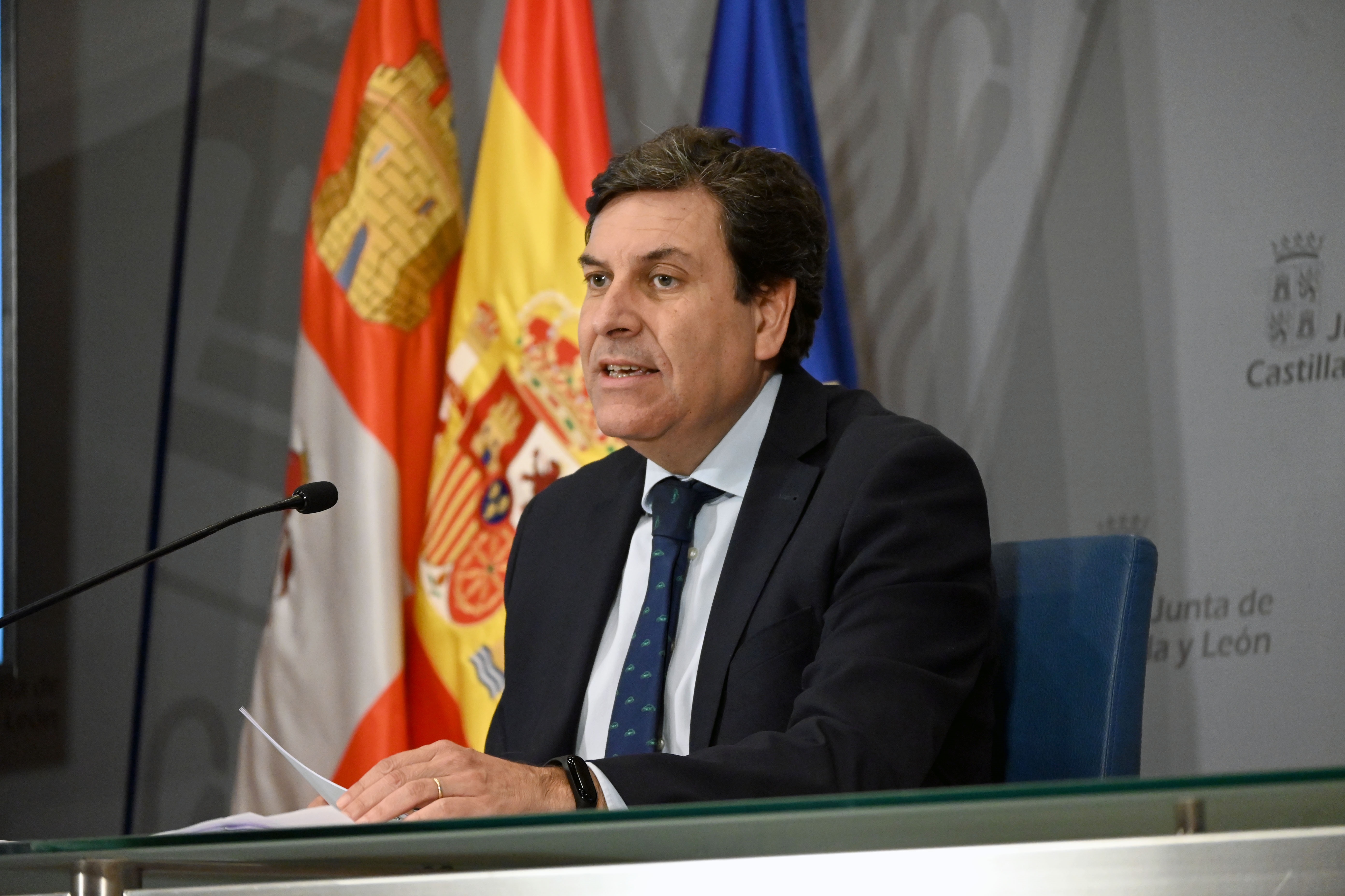 Carlos Fernández Carriedo, portavoz de la Junta de Castilla y León. EP