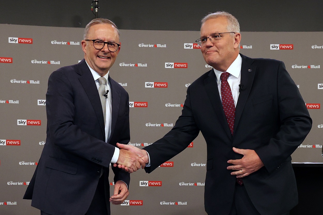 Anthony Albanese (izquierda) y Scott Morrison, en una imagen de archivo. Fuente: Europa Press.