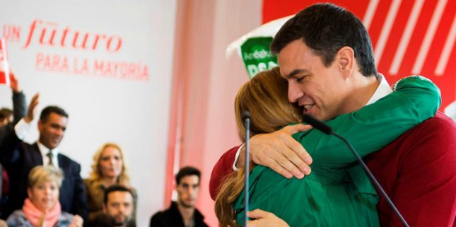 Paso importante de Sánchez: Susana Díaz le da su "apoyo y confianza" para intentar una "alternativa" de izquierdas 