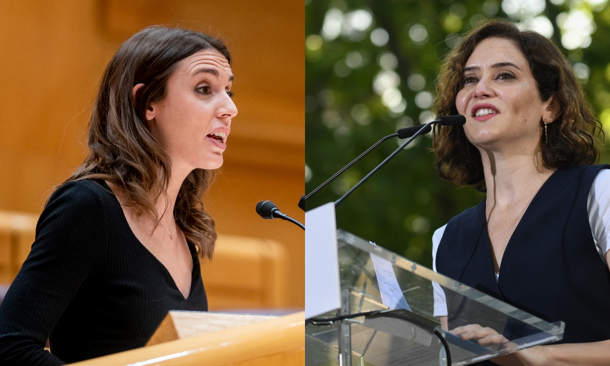 Irene Montero e Isabel Díaz Ayuso