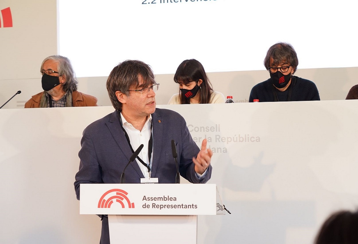 El expresident de Cataluña, Carles Puigdemont. EP