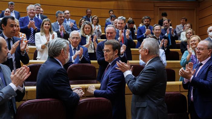 En directo: primer cara a cara entre Feijóo y Sánchez en el Senado