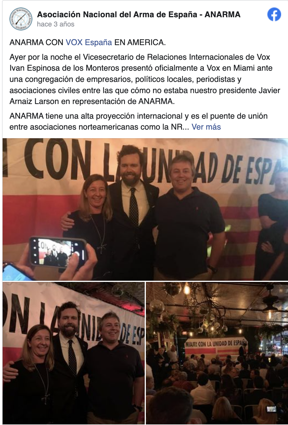 Mensaje de Anarma en redes sociales. EP