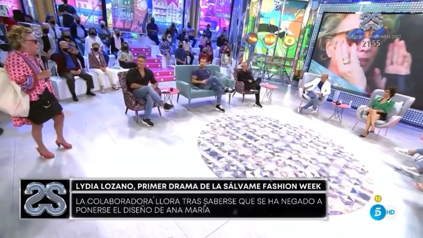 Lydia Lozano en 'Sálvame'. Telecinco.