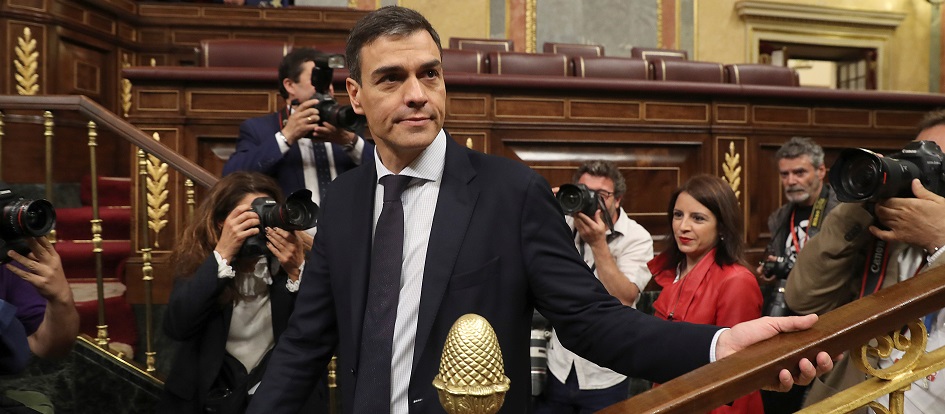 El presidente del Gobierno, Pedro Sánchez