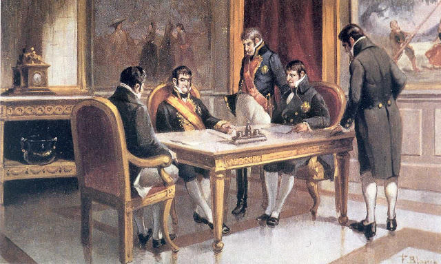 El gobierno absolutista de Fernando VII no fue una vuelta a la monarquía absolutista si no una versión más retrógrada aún pues los Acalófilos fueron consentidos en el gobierno de Carlos IV, pero no en el suyo.