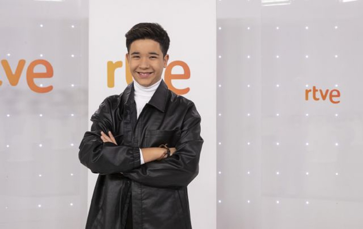 Levy Díaz, representante de Eurovisión Junior 2021, posa en RTVE.