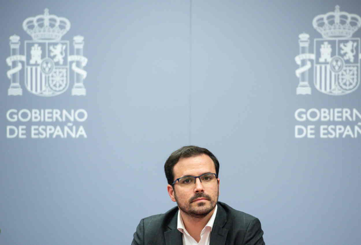 El ministro de Consumo, Alberto Garzón.