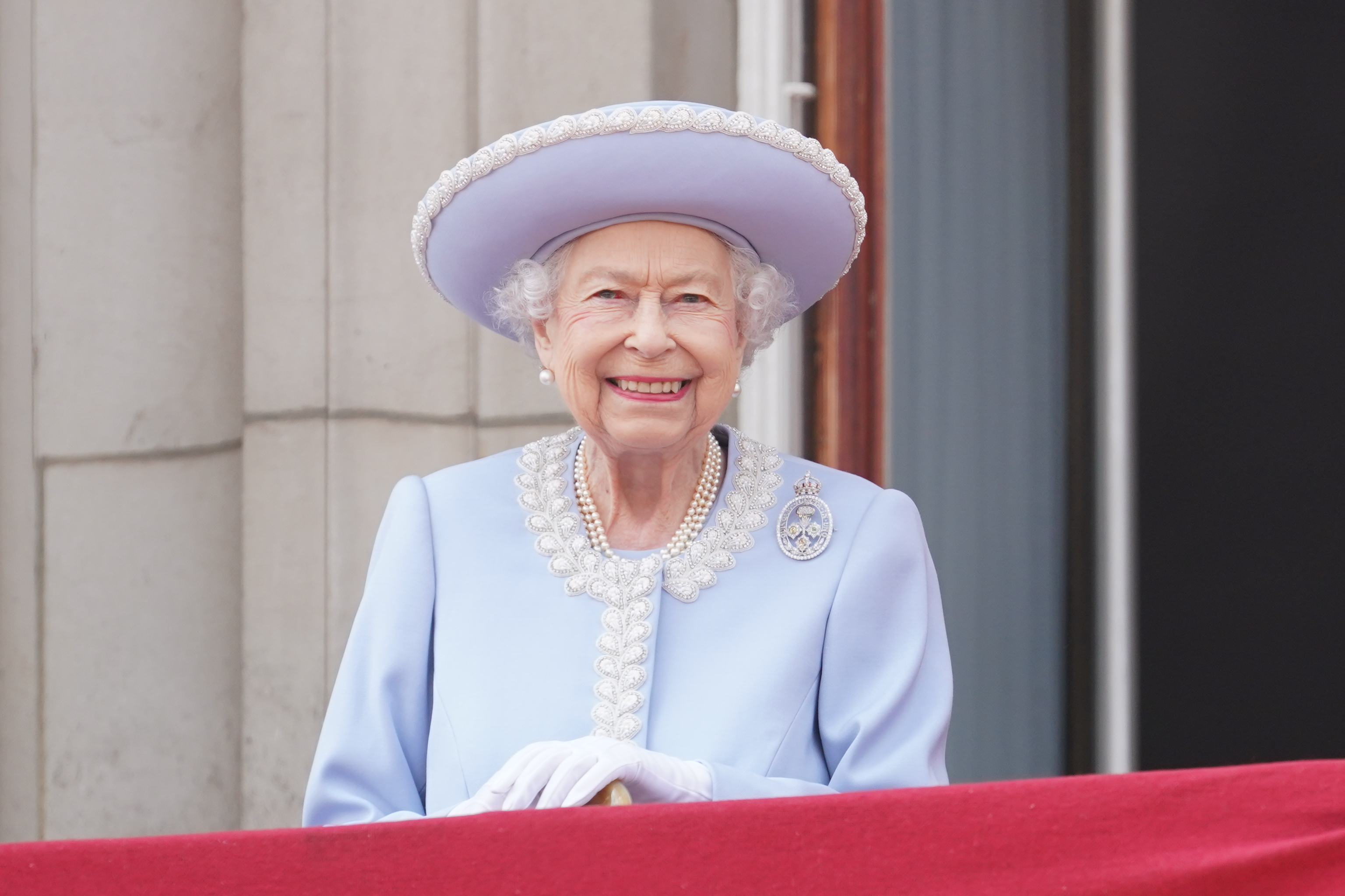 La reina de Inglaterra, Isabel II, en los actos del Jubileo de Platino. EP