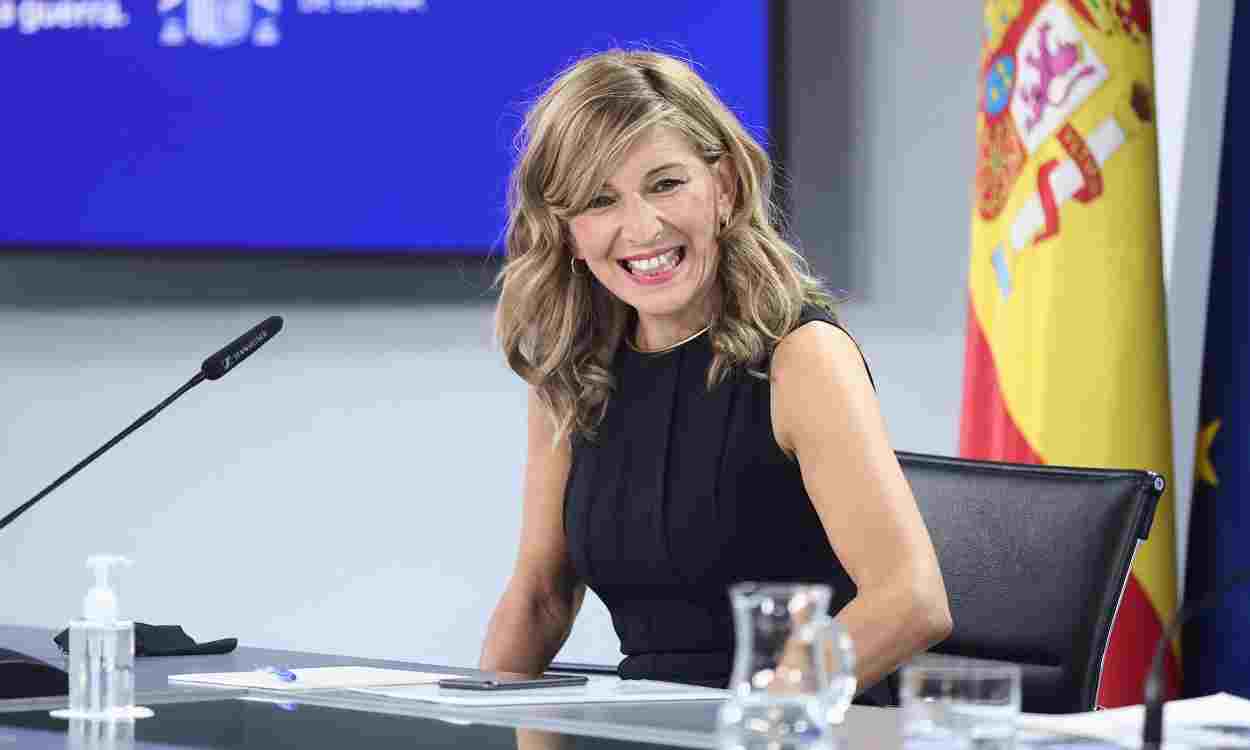 La vicepresidenta segunda y ministra de Trabajo, Yolanda Díaz. EP