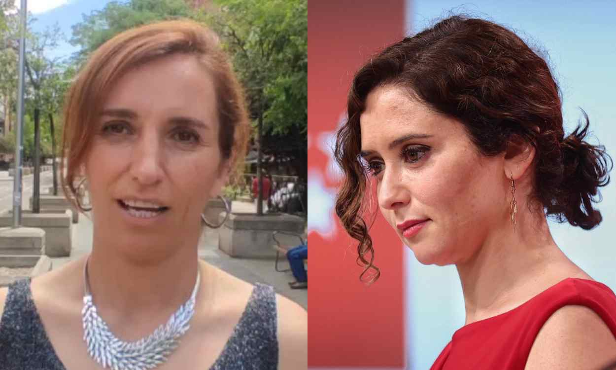 Mónica García e Isabel Díaz Ayuso, en imágenes de archivo. EP
