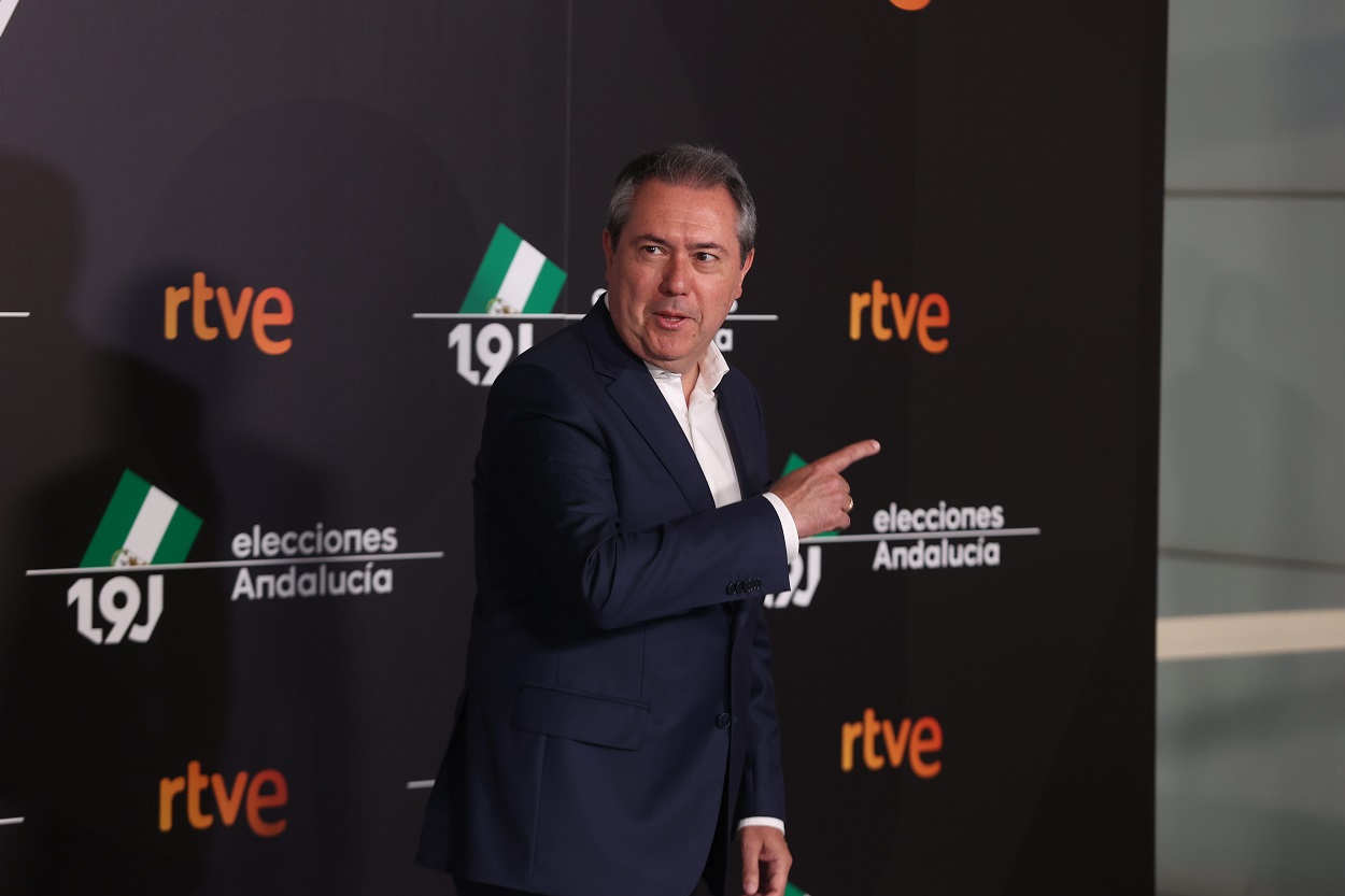 El candidato del PSOE a la Presidencia de la Junta, Juan Espadas. Fuente: Europa Press.