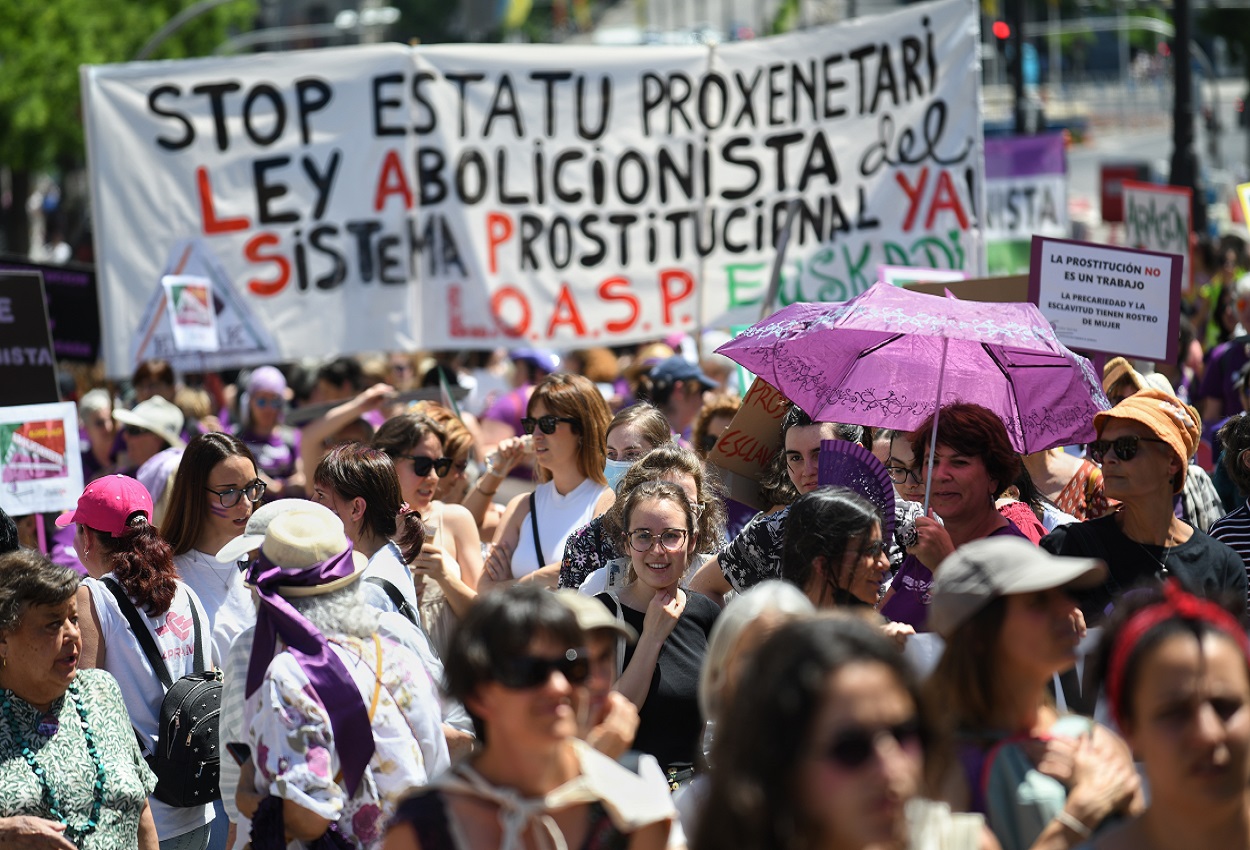 Imagen de una manifestación abolicionista. Europa Press