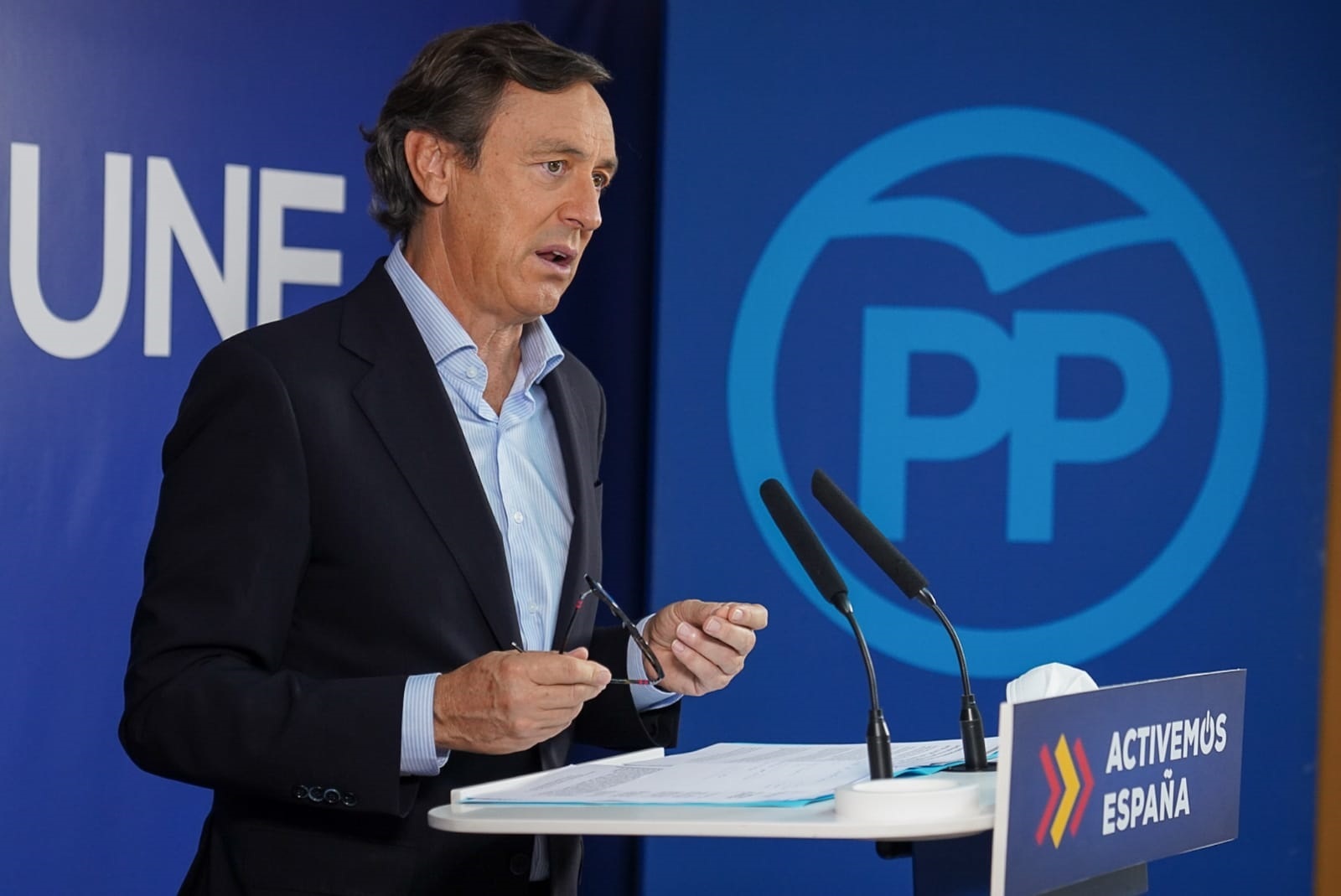 Rafael Hernando, senador del PP por Almería, en una imagen de archivo. Fuente: Europa Press.