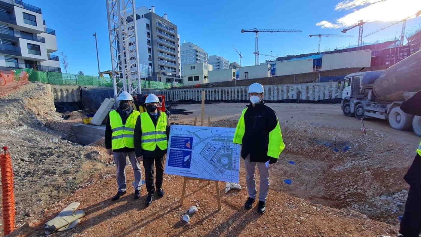 Construcción de viviendas en el Cañaveral