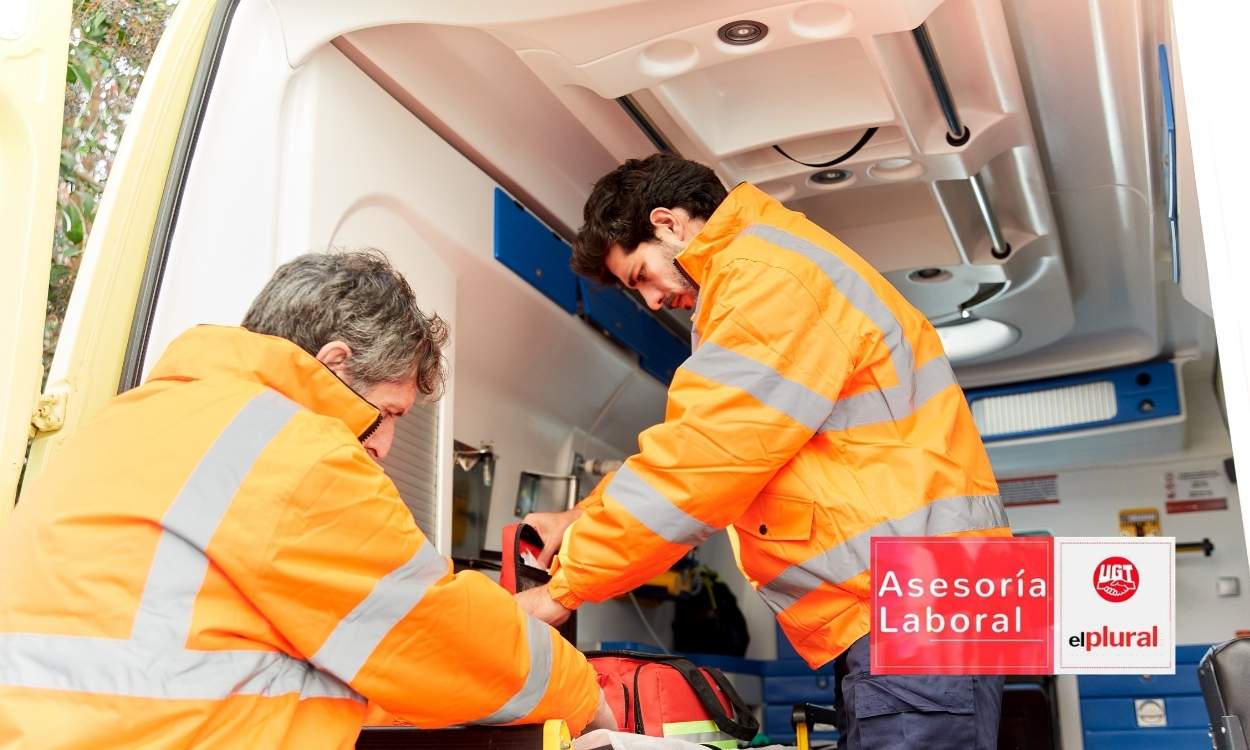 Contrato en prácticas en empresa de ambulancias