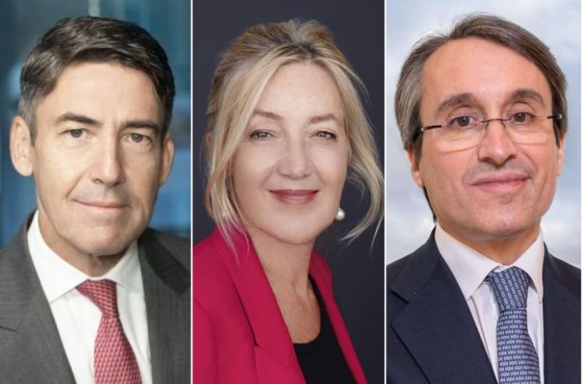 De izquierda a derecha: Domingo Miron, Marina Specht y Héctor Forézson, los 3 CEO que se colocan en el ‘top’ de ranking. SERVIMEDIA