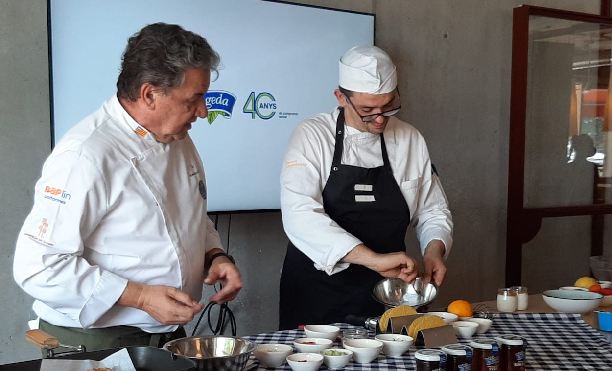 Esment Fundació incorpora recetas del chef estrella Michelin Koldo Royo. Servimedia