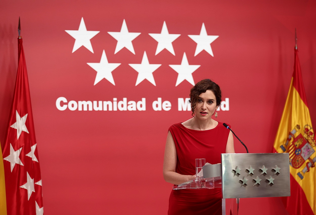 La presidenta de la Comunidad de Madrid, Isabel Díaz Ayuso. EP