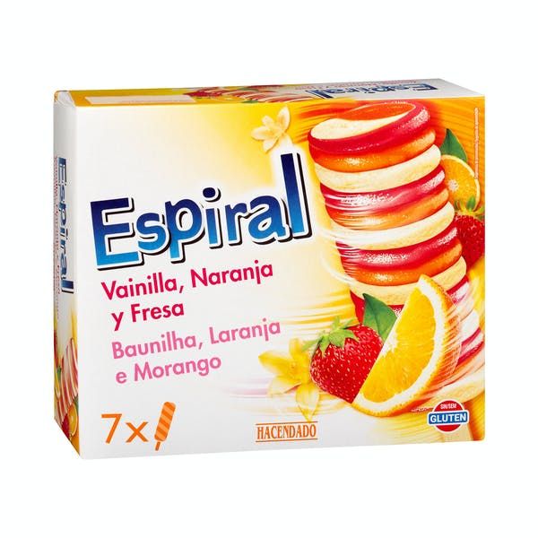 Helado Espiral. Mercadona.