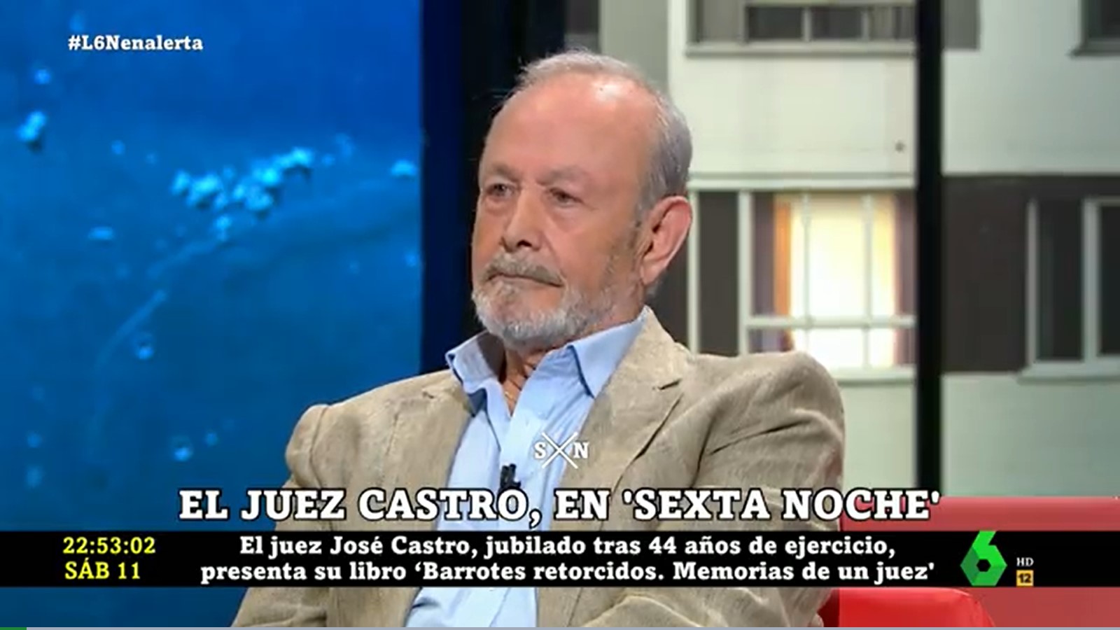 El juez Castro, en La Sexta Noche. La Sexta.