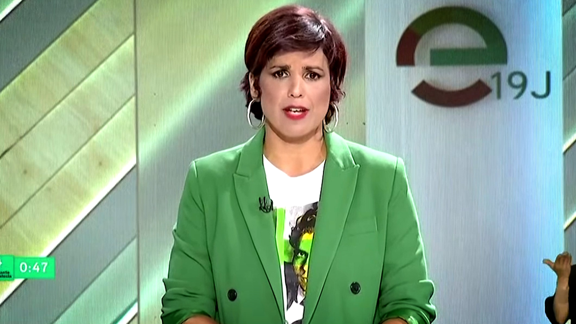 La emotiva defensa de Teresa Rodríguez a Canal Sur: “No vamos a permitir que nos roben la identidad”