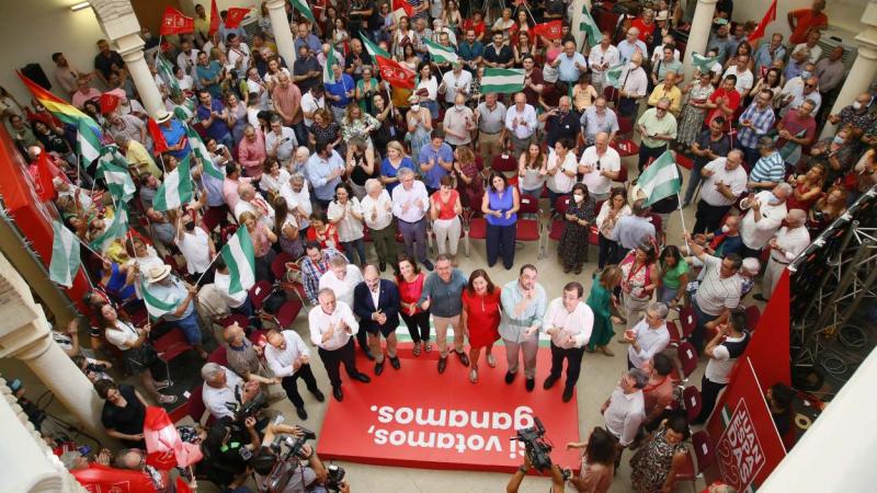 El candidato a la Presidencia de la Junta y secretario general del PSOE de Andalucía, Juan Espadas, participa en el foro 'Gobernanza socialista en las comunidades autónomas'